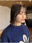 髪質改善トリートメント　切りっぱなしボブ　岐阜市美容院