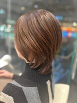 ジュイール(jouir)&nbsp;三鷹ショートボブくびれショートイルミナカラー顔周りレイヤー