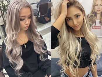 プレス(PREss)の写真/当日予約OK【カラー＋エクステ40本￥9980】【カラー￥3990Wカラー￥9990】巻ける最高級エクステ80本￥17990