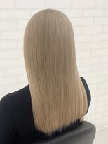 プロデュース 淵野辺店(Produce)&nbsp;ハイライトカラーミルクティーベージュケアブリーチダブルカラー