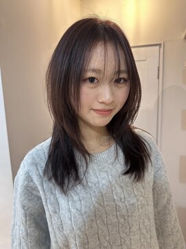 アミリ 代官山(AmiLi) カシスカラー×レイヤーカット