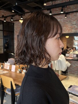 オーガニック アトリエ 大宮(organic+atelier) 外国人風ショートパーマミニボブパーマ大人かわいいパーマ