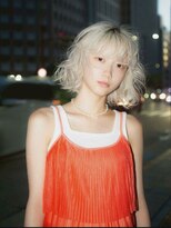 ユルク(JURK nagoya) 栄/ミルクティーブロンド/ダークブルー/デジタルパーマ