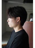 ニュアンスパーマのセンターパート