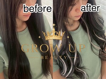 グロウアップビューティー(GLOW UP BEAUTY)の写真/【小野駅すぐ】ご予算やご希望なんでもご相談ください◇馴染みも抜群で初めての方にもおすすめです◎