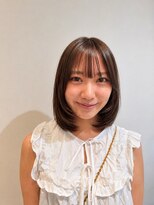 ブランコトレス 烏山店(BLANCO tres) ボブ×顔周りレイヤー×透明感カラー