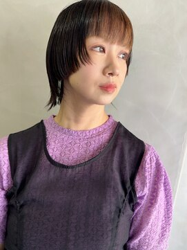 ラトリエコンタン(L´atelier Content) 大人可愛いハッシュボブ