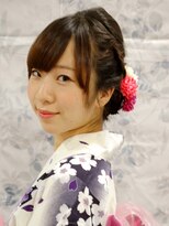 プラセル (placer) えりあしでまとめるダウンスタイルでゆかた美人!