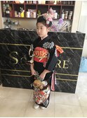日本髪風