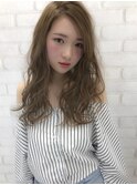 【LUNON】透け感UP!×外国人風アッシュベージュカラー