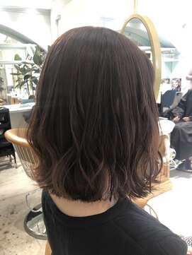 ロンド シャルム 吉祥寺(Lond charme) 【Lond charme 濱田麻佑】オレンジベージュミディ