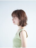 着物/クールショート/ピンクベージュ/ボブルフ/シルバーカラー