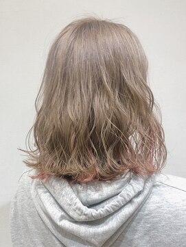 ソワンドブレス 阿倍野店(soin de brace) ネオンピンク/ミルキーグレー