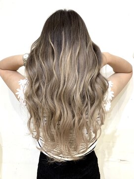 ニノ(nino) 【NINO】ミルクティーアッシュ/グラデーション/シールエクステ