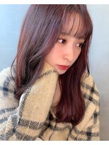 カームリーヘアー(calmLY HAIR) 前髪/アンブレラカラー/こなれミディ/イメチェン/ウェーブパーマ