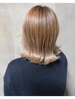 シェリー(Cherie)&nbsp;明るい白髪染め外ハネ