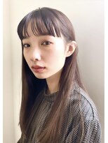 サラビューティーサイト 志免店(SARA Beauty Sight) トレンドブラウンカラー+スリークストレート