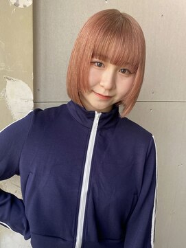 ロジ(loji) サーモンピンク×bob