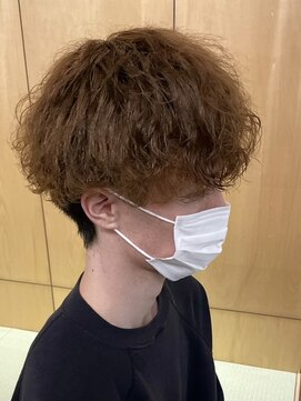 ニアウ 伊勢崎連取店(Niau) ツイストスパイラルパーママッシュメンズパーマ波巻きパーマ