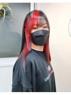 パープル(purple) デザインレッド