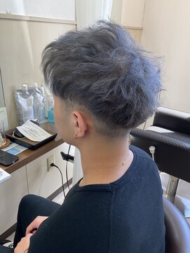 コアフィールフィス(COIFFURE fils) 【見附　今町】ブリーチONカラー　ホワイトアッシュ