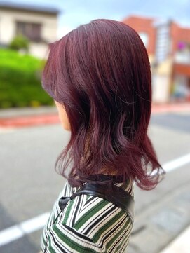 テトテ 門戸厄神店(tetote) 【tetote村山サロンスタイル】チェリーピンク / くびレイヤー