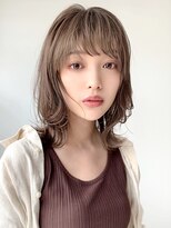 ブロウ ネックス ザ サロン 表参道(VLOW nex the salon)&nbsp;カールセミディ姫カット外はねボブ艶髪 フェイスレイヤー韓国