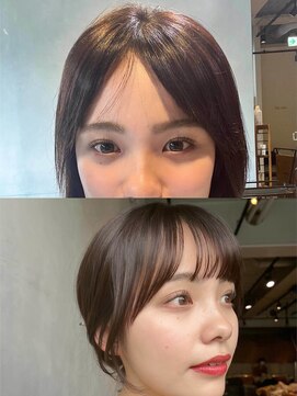 タス(tas) tas似合わせカット before&after 【盛れる顔周りカット】