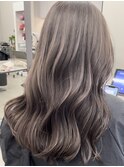レイヤーカットハイライトショートヘアイルミナカラーオージュア