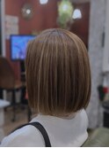 切りっぱなしボブ