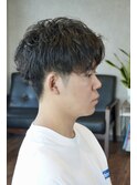《attra》お客様ヘア【刈り上げウェーブマッシュ