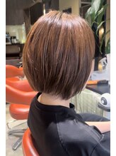 リマヘアー(lima hair) クセ毛カットお手入れ簡単まとまり丸みボブ30代40代50代