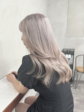 ニコ トウキョウ 渋谷(nico TOKYO) ホワイトベージュ/髪質改善/ダブルカラー/ケアブリーチ/20代