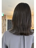 くびれヘアー　オリーブカラー