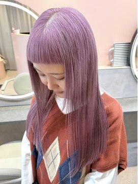 スリー 博多(THREE...) クリアピンク×オン眉