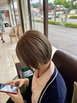 サミット アメ(SUMMIT ame.) まとまるショートボブ×ミルクティーグレージュ