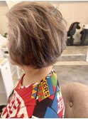 白髪ぼかしハイライト
