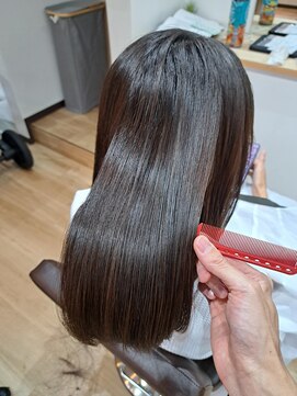 ロノキュア(Lono×cure) ミディアムスタイル+髪質改善グレイスシルクトリートメント