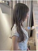 ベージュカラー/ブリーチなしダブルカラー/赤み消し/渋谷/原宿