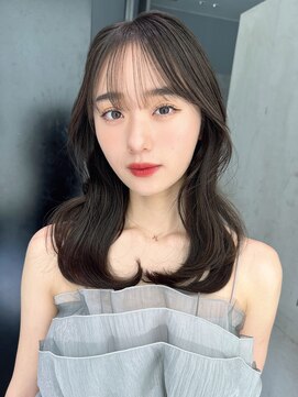 アイティーバイアルバム 北千住店(IT by ALBUM) 顔周りレイヤーくびれミディミディアムくびれヘア_F30016