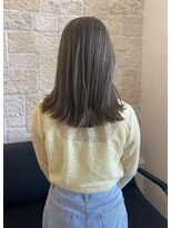 ヴァン カウンシル 川口店(VAN COUNCIL)&nbsp;きりっぱなしボブ×カーキベージュ【東川口　美容室】