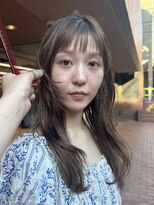 ノラ ヘアーサロン(NORA HAIR SALON) オリーブベージュブリーチなし透明感カラーレイヤーカット