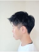 ツーブロックショートスタイル