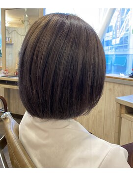 ゴエン(goen hair lounge) まるくおさまるボブ
