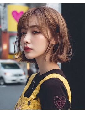 ホーム(HOME) ショートボブ/ストレートボブ/前下がりボブ髪質改善20代30代40代