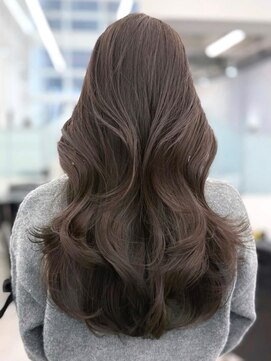 ニトバイアンキシム(nit by ahnkism) 【レイヤーカット】韓国ヘア顔まわりカットロングレイヤー堀江