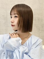 キアラ(Kchiara)&nbsp;福岡美容室20代30代40代切りっぱなしボブぱつっとボブ
