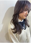 黒髪カタログ/クラゲヘアー/オリーブグレー/松戸