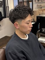 バタクラン(BATACLAN) ピンパーマ#メンズ#メンズカット#パーマ#眉毛#メンズサロン