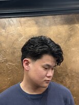 銀座 シノ 灯(shino HANARE) テーパーフェードハネ感パーマ